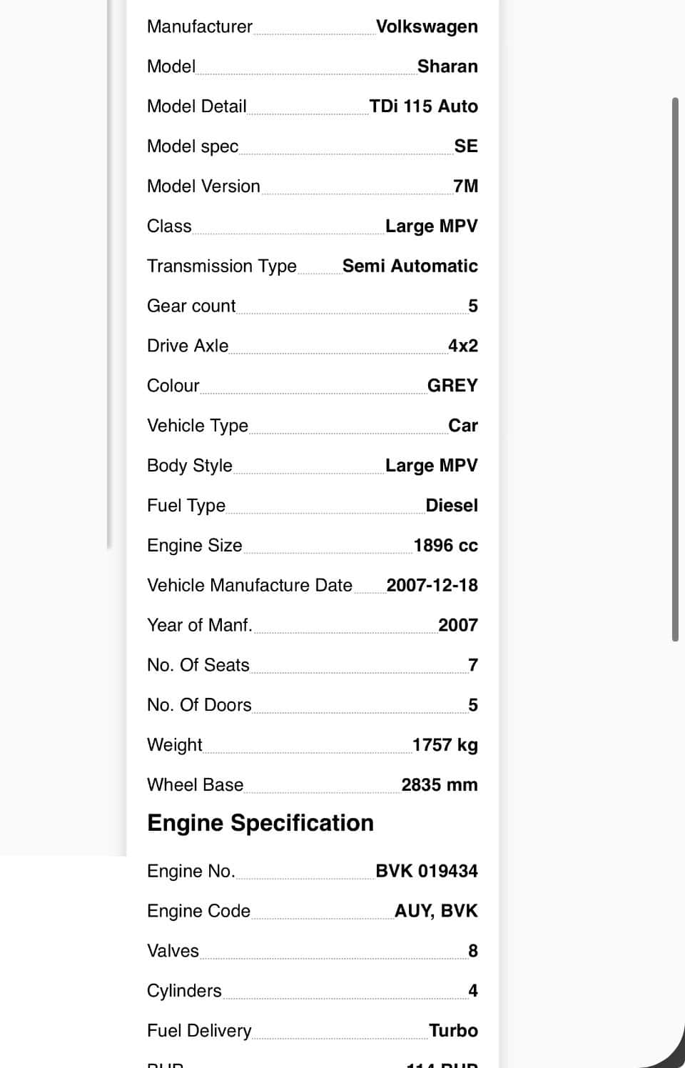 Moteur BVK vue 2