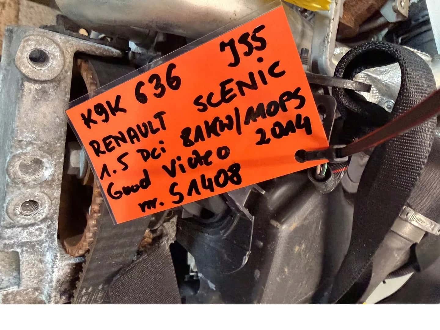Moteur K9K 636 vue 9