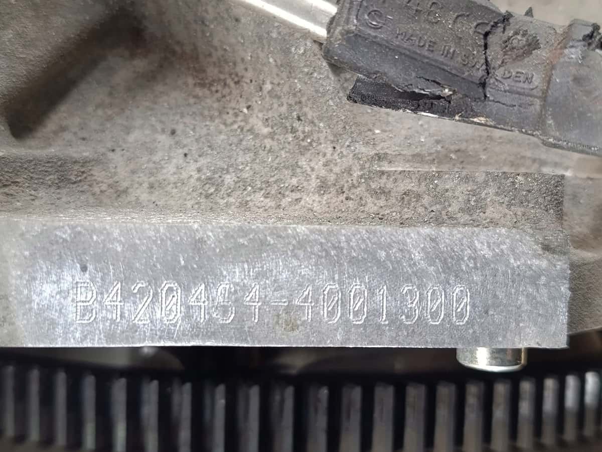 Moteur B 4204 S4 vue 2