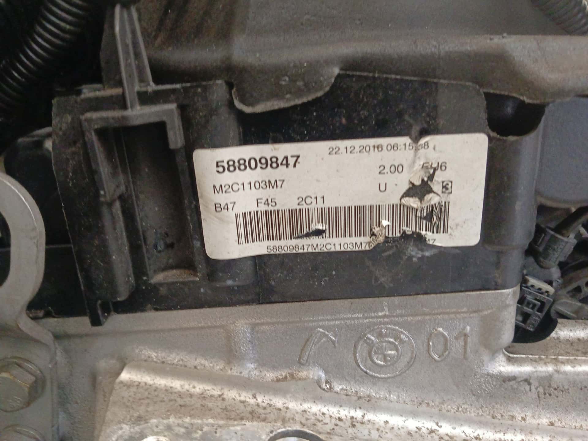 Moteur B47 C20 A vue 6
