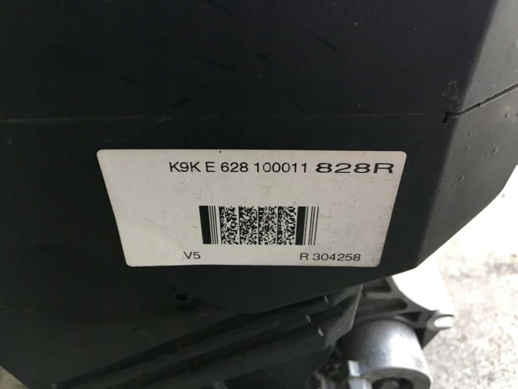 Moteur K9K 628 vue 2