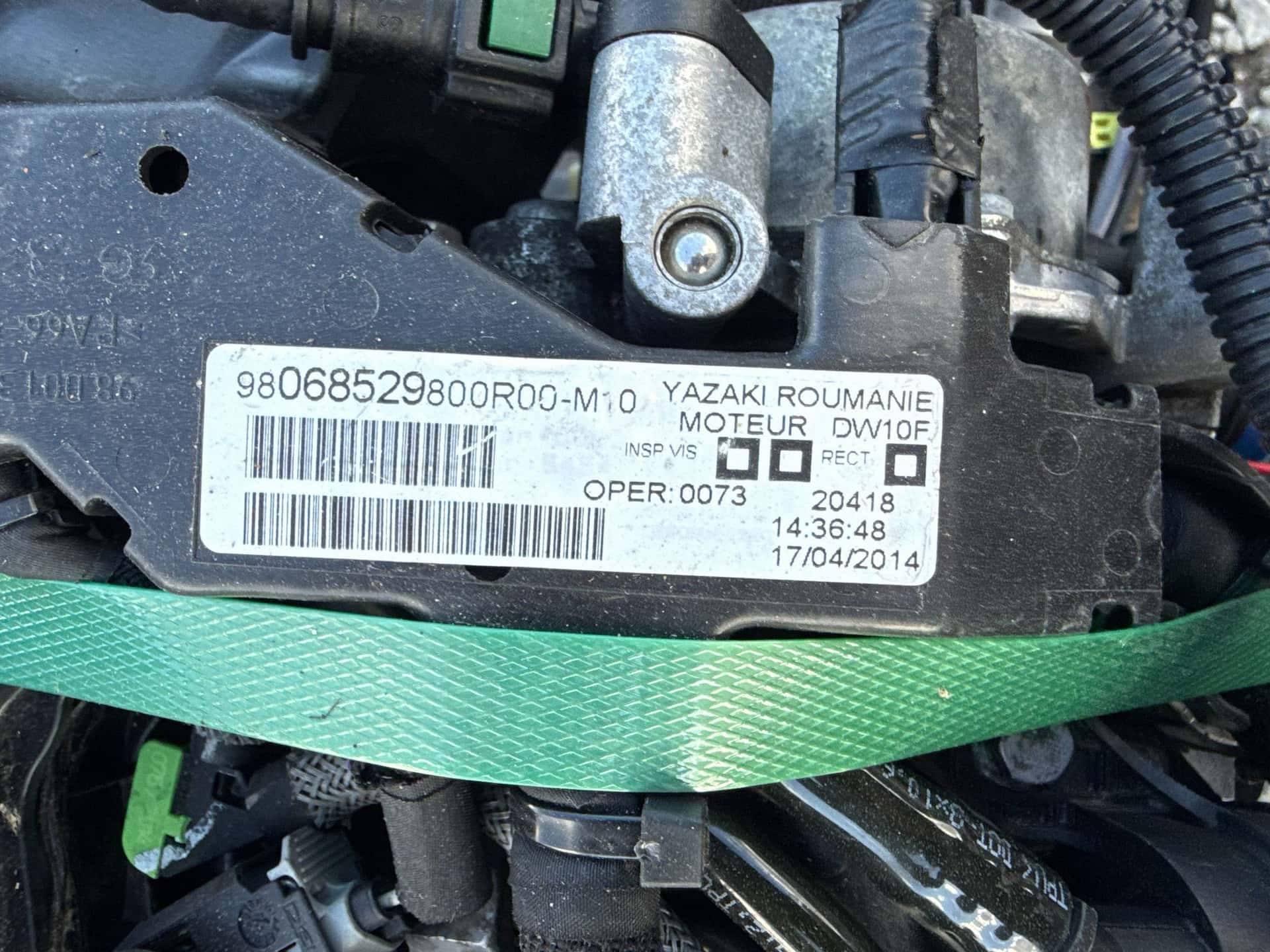 Moteur AHX (DW10FD) vue 3