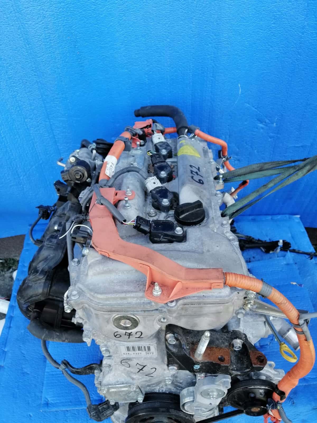 Moteur 2AR-FXE vue 2