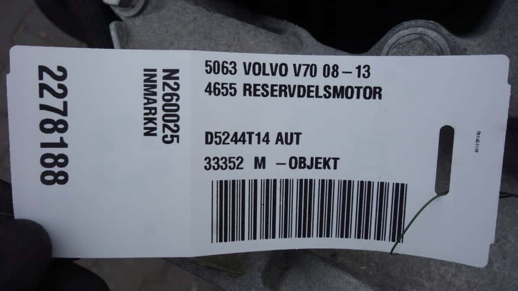 Moteur D 5244 T14 vue 3