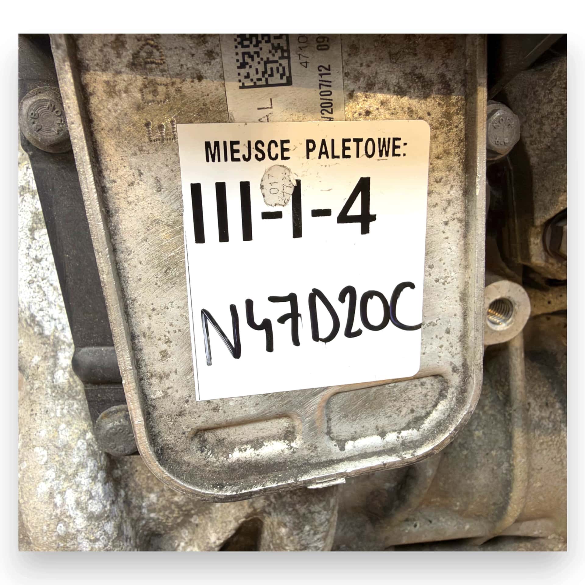 Moteur N47 D20 C vue 14