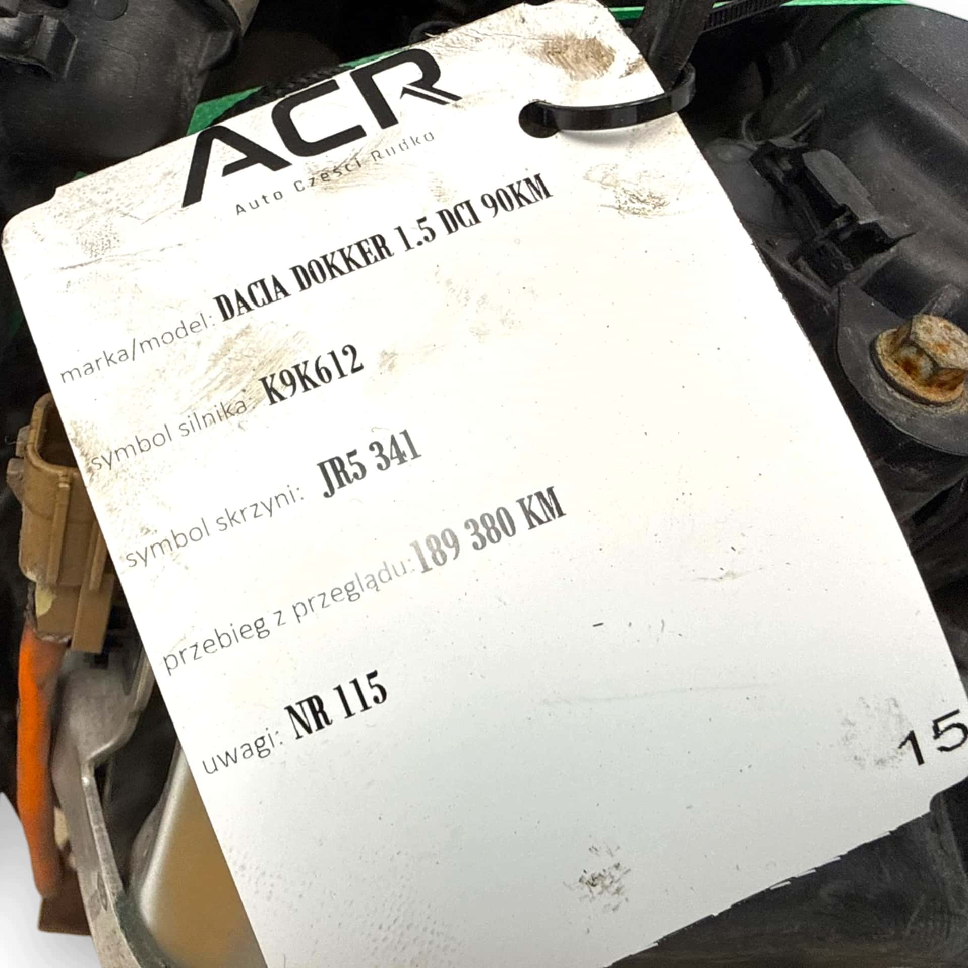 Moteur K9K 612 vue 11