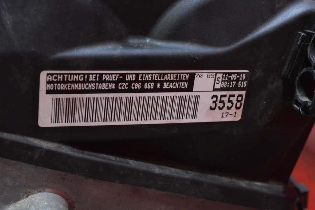 Moteur CZCA vue 6