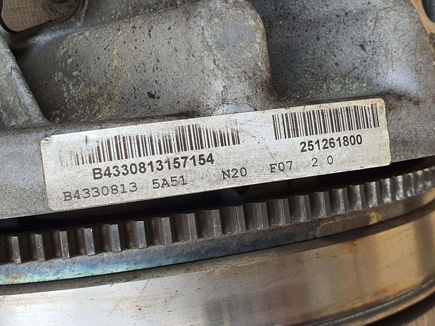 Moteur N20 B20 A vue 9