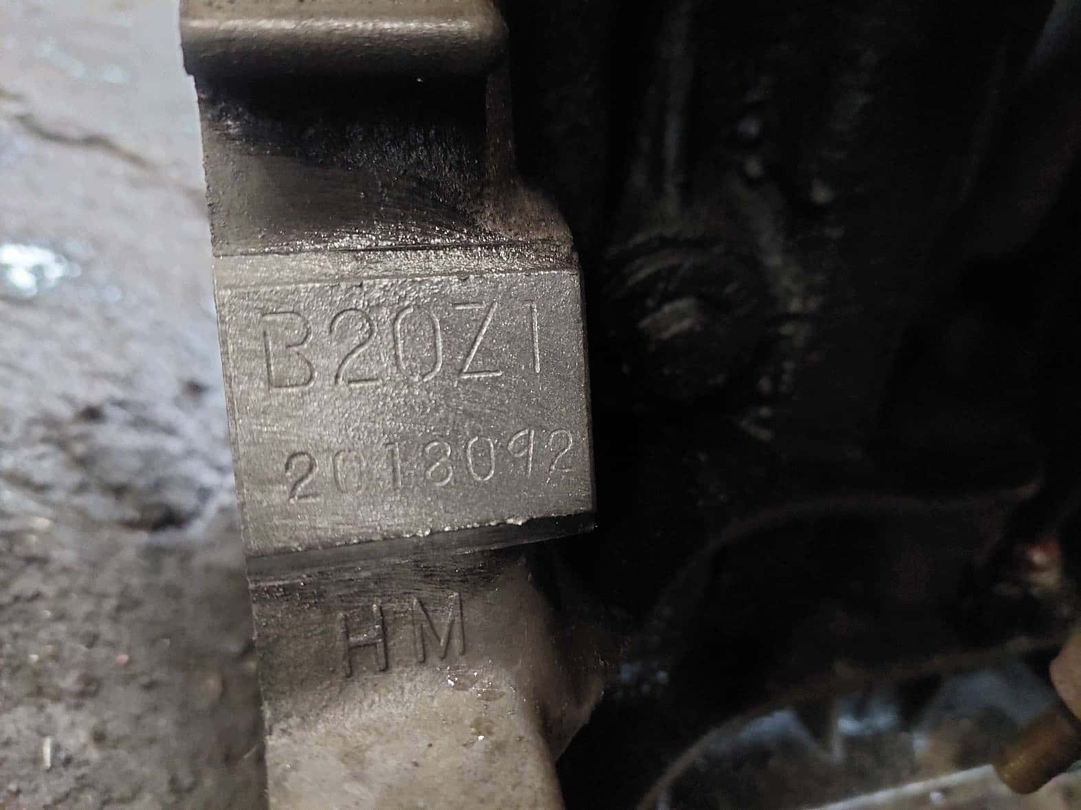 Moteur B20Z1 vue 7