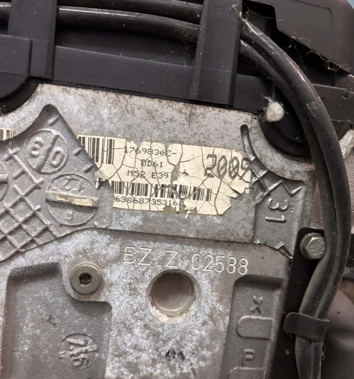 Moteur M52 B25 (256S3) vue 4