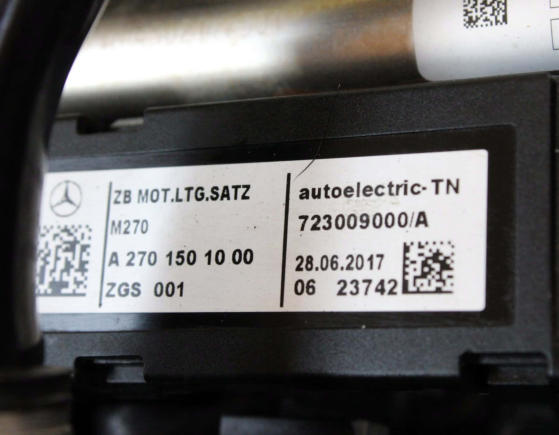 Moteur M 270.920 vue 5