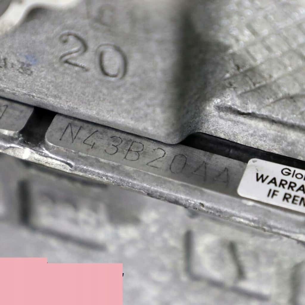 Moteur N43 B20 A vue 4
