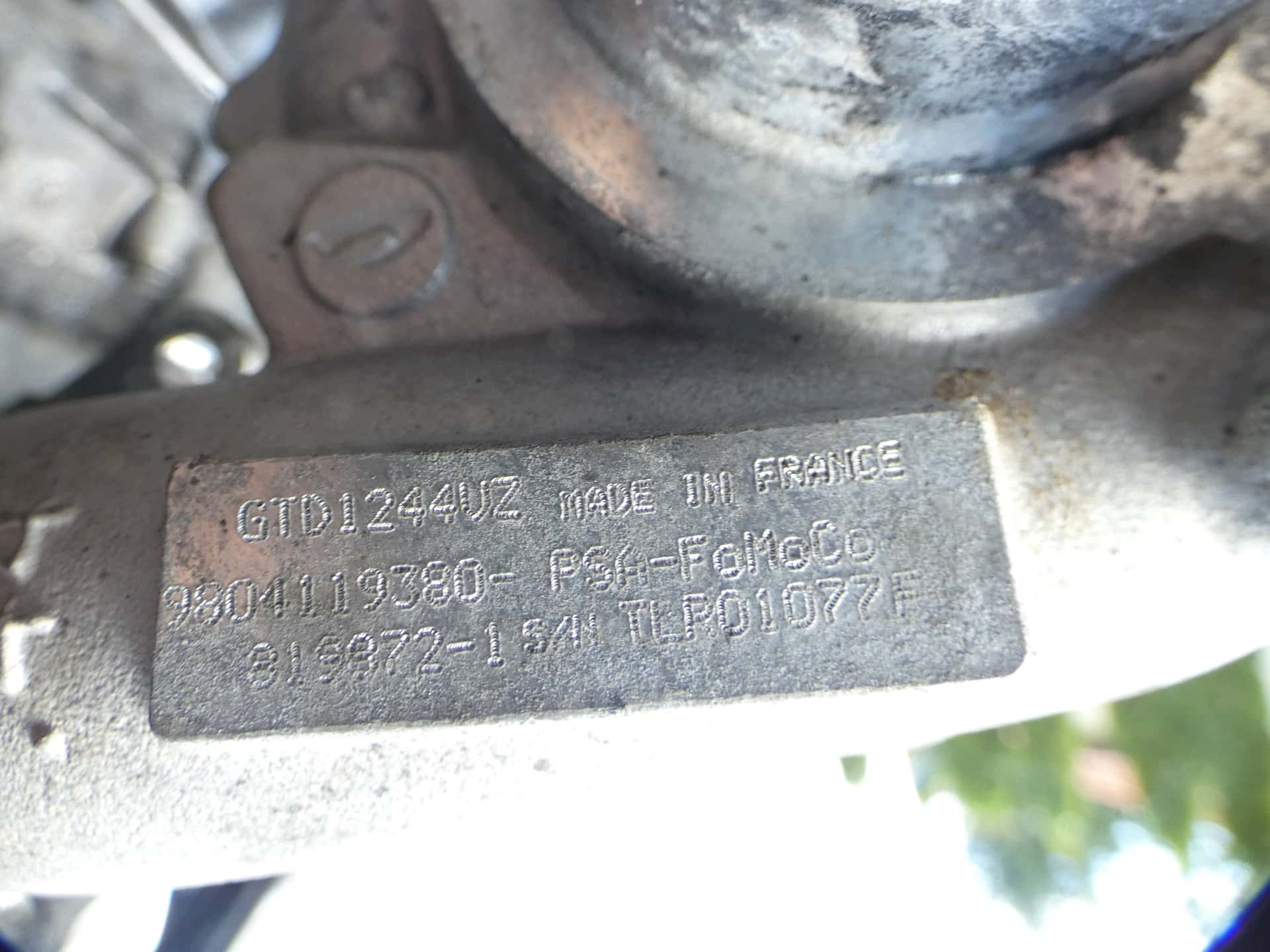 Moteur BHX (DV6FC) vue 8