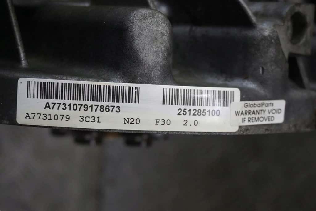 Moteur N20 B20 B vue 3