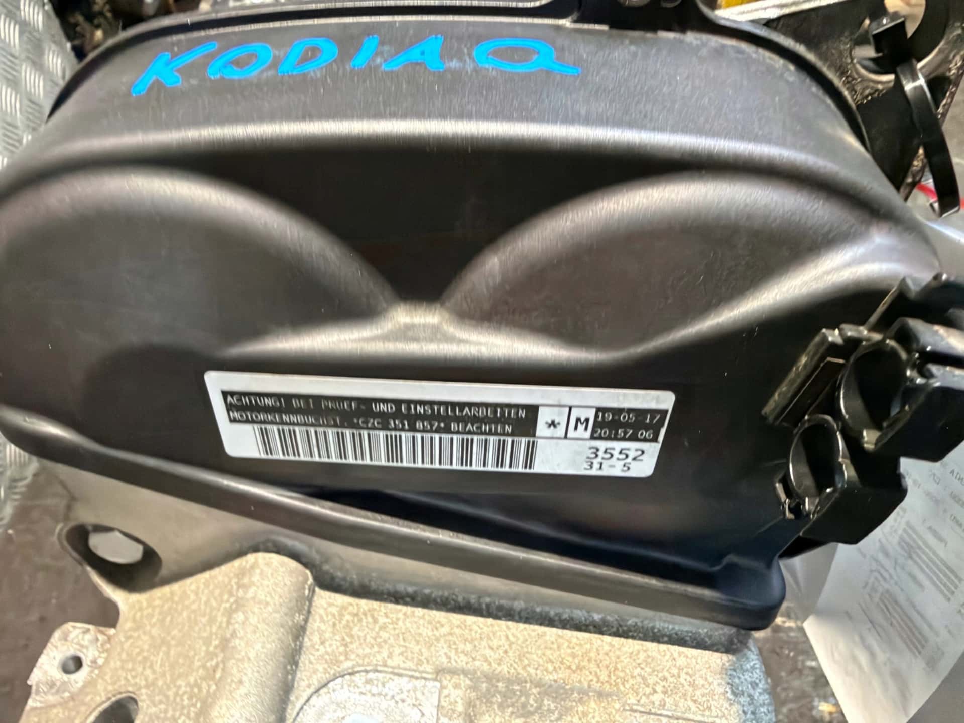 Moteur CZCA vue 5