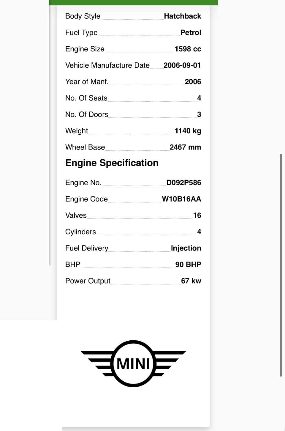Moteur W10 B16 A vue 9