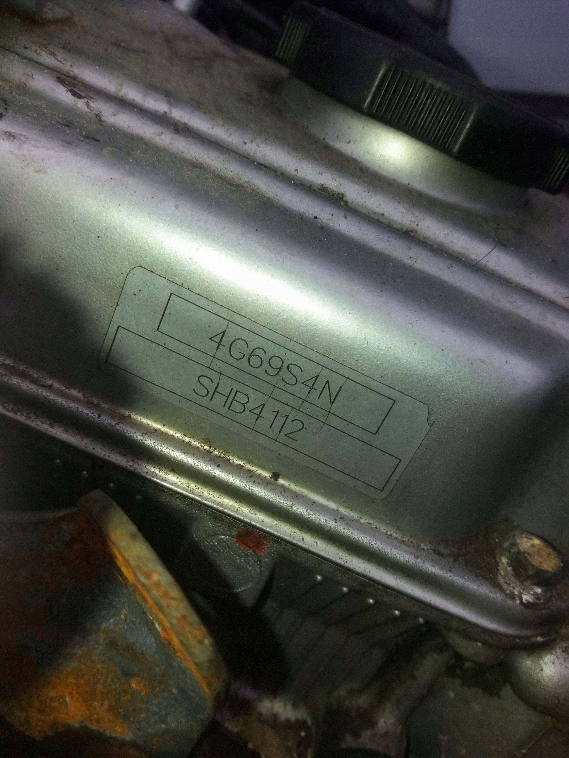 Moteur 4G69 vue 5