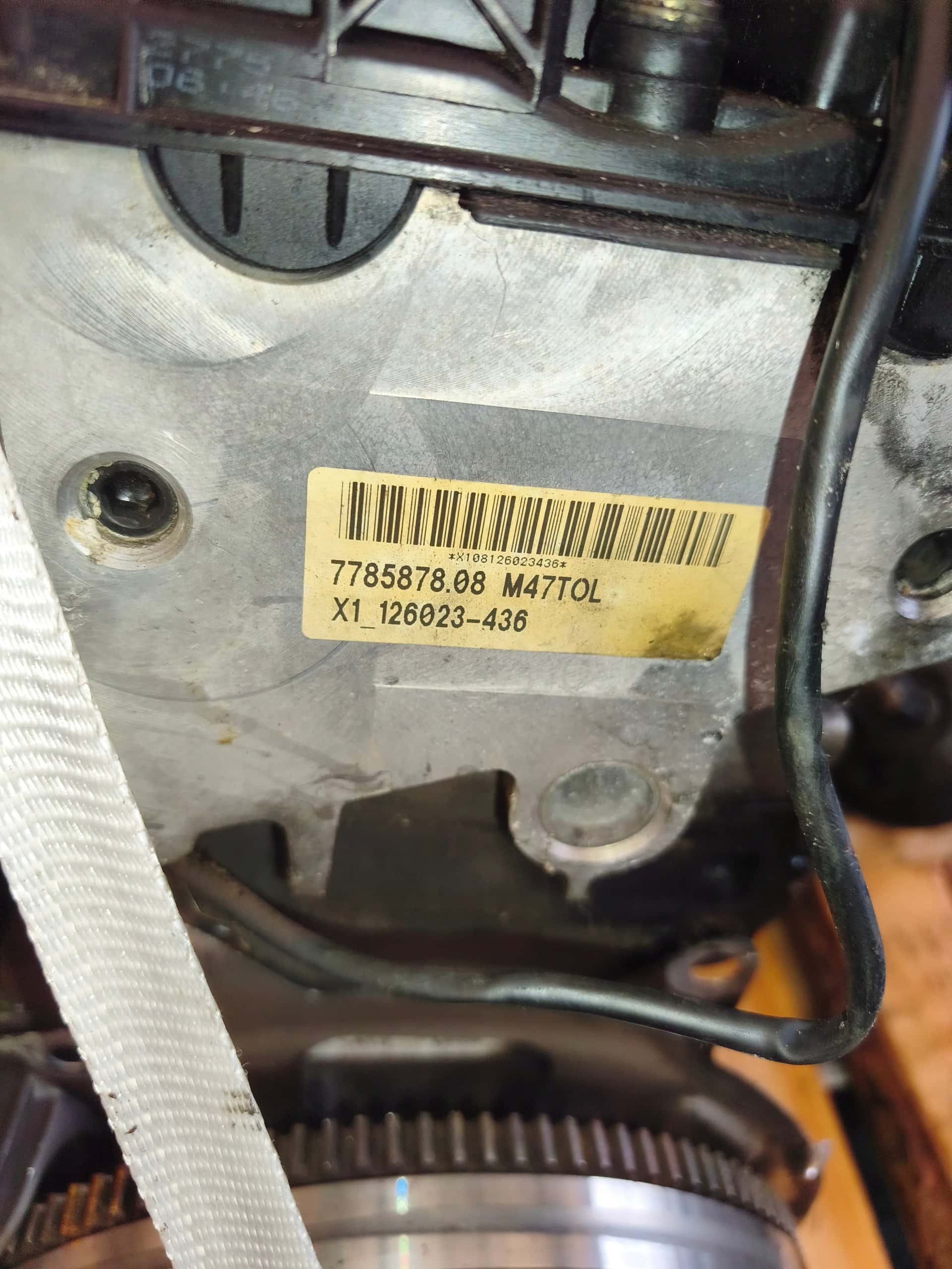 Moteur M47 D20 (204D4) vue 9