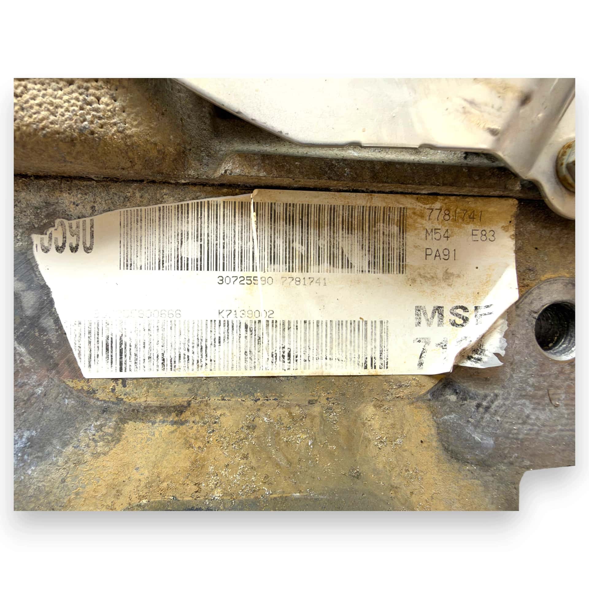 Moteur M54 B30 (306S3) vue 11