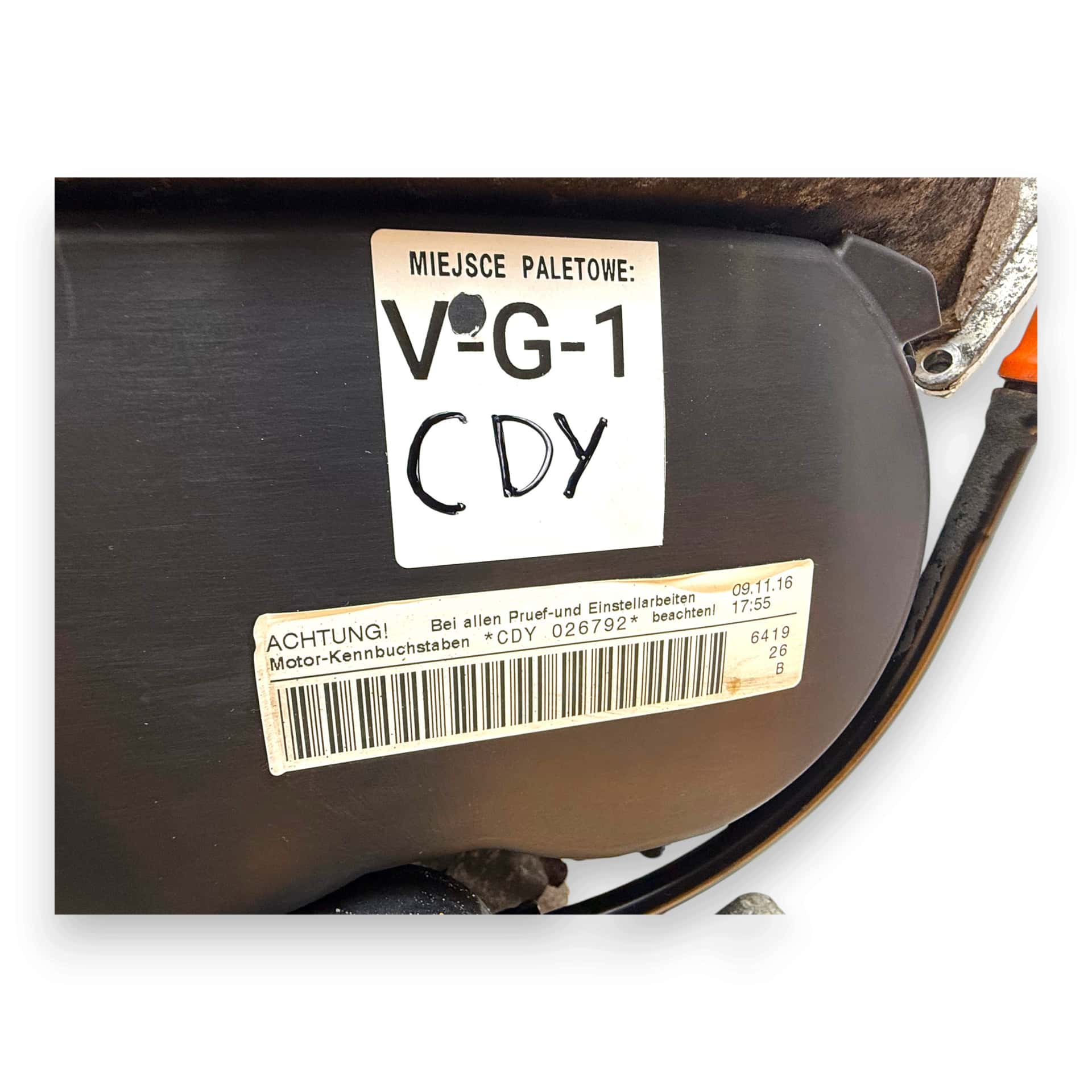 Moteur CDYA vue 2