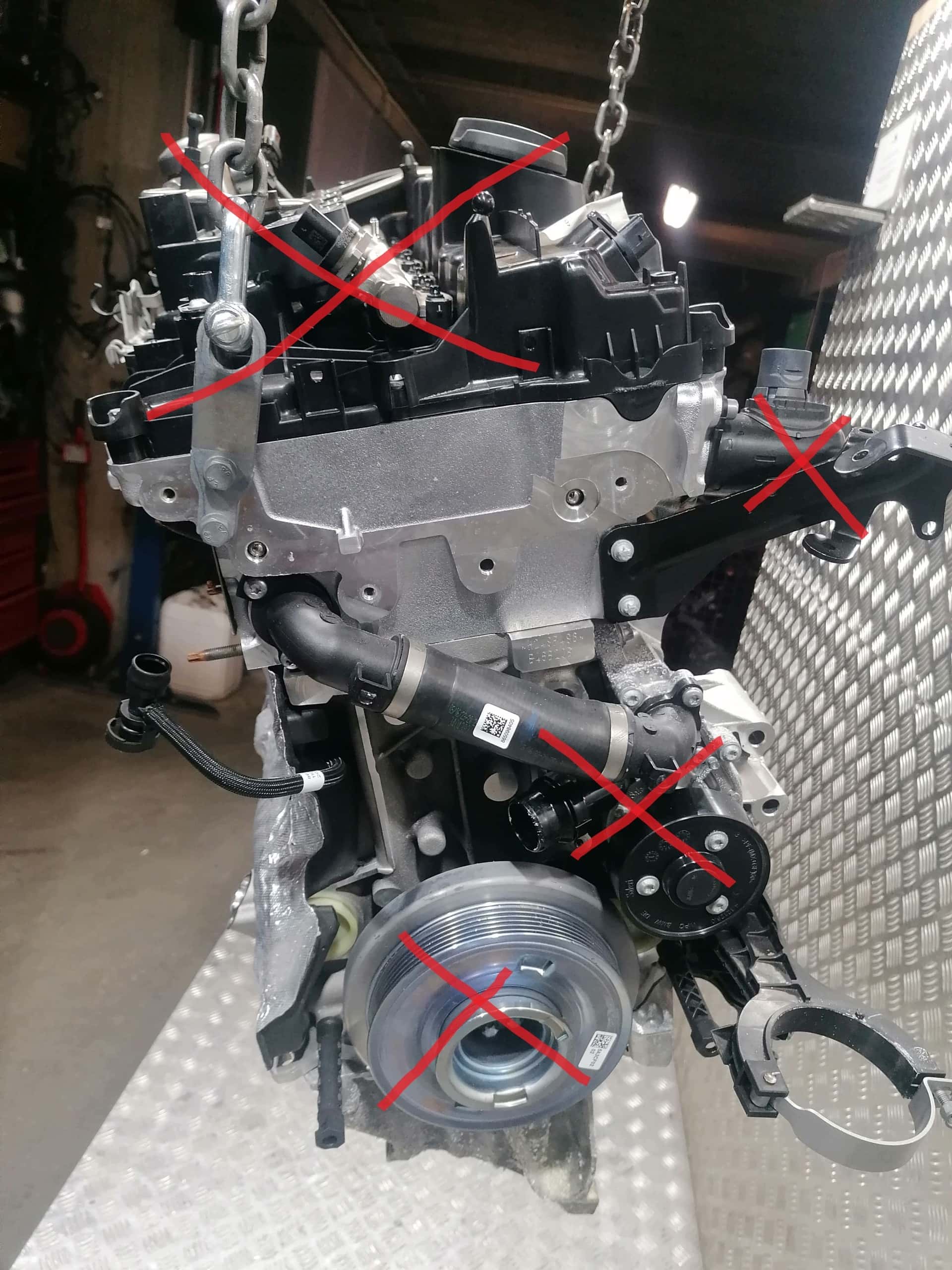 Moteur B46 B20 B vue 3