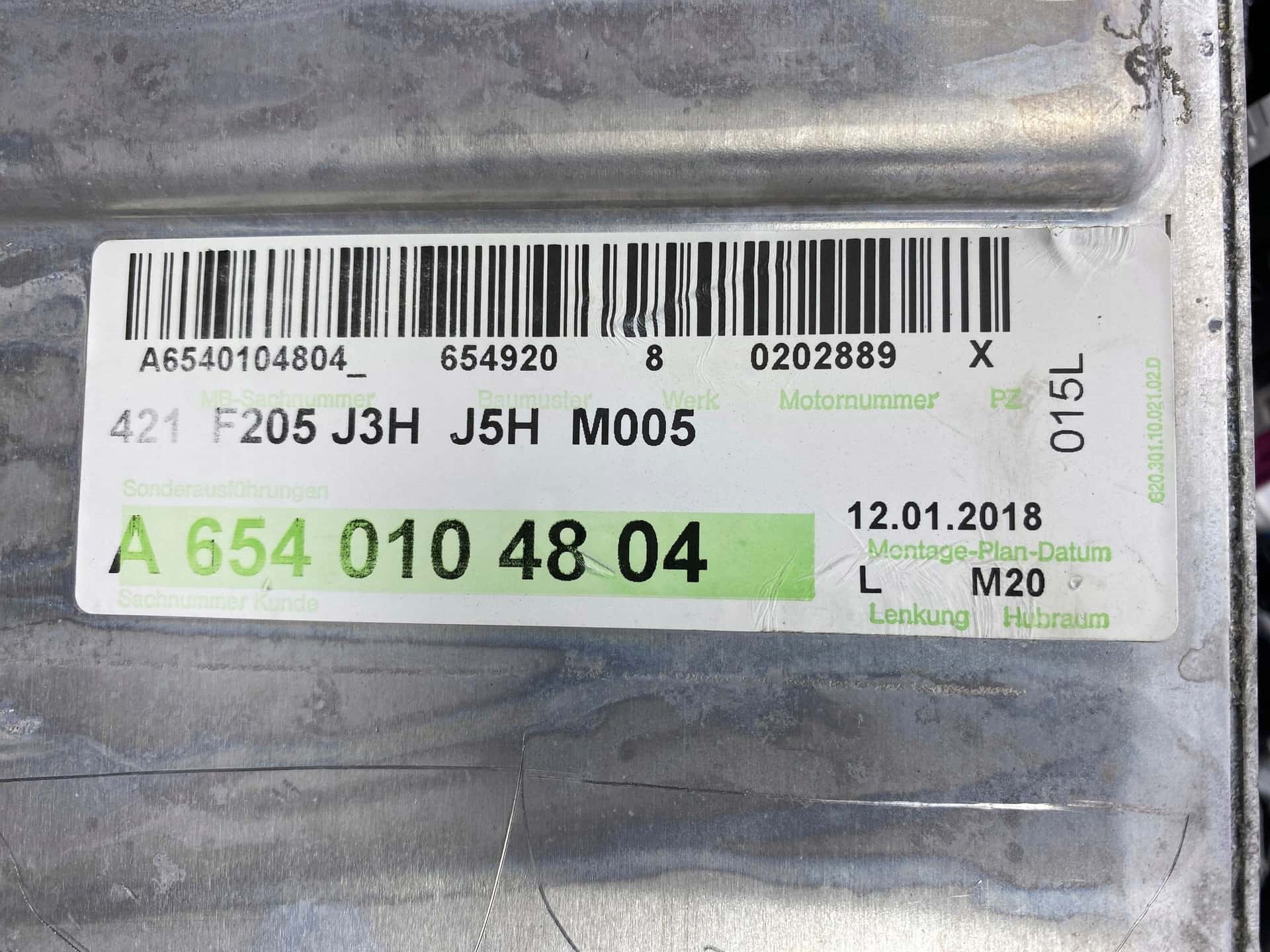 Moteur M 264.920 vue 6