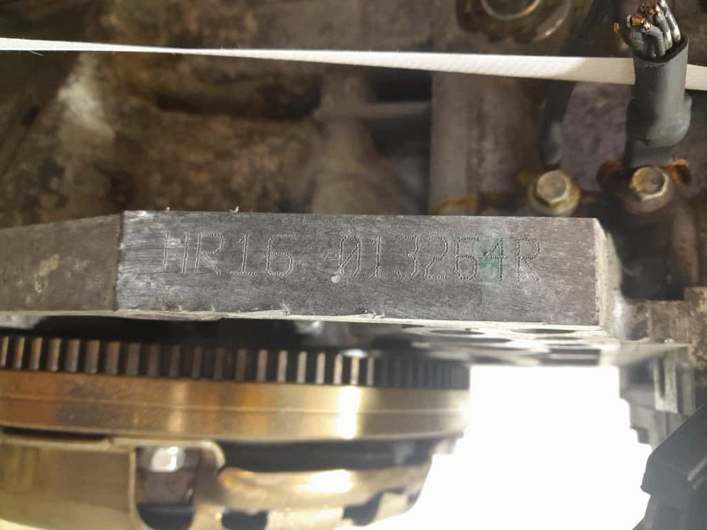 Moteur HR16DE vue 7