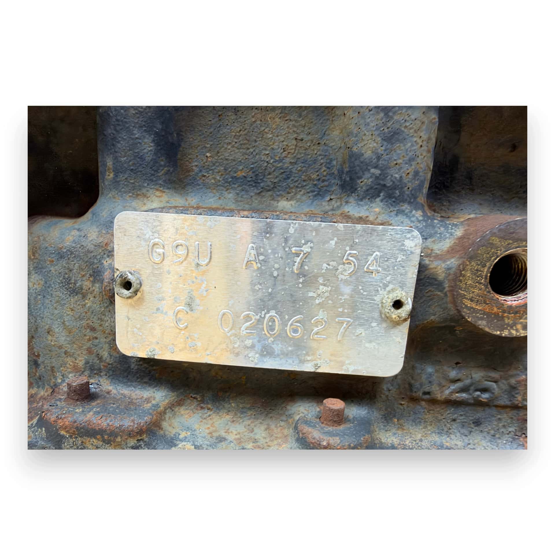 Moteur G9U 754 vue 2
