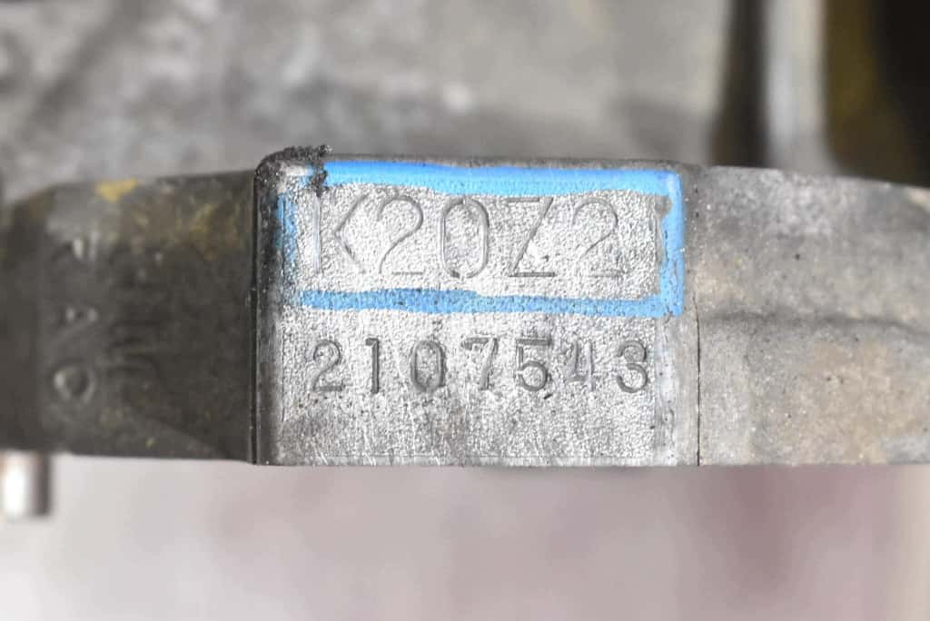 Moteur K20Z2 vue 5
