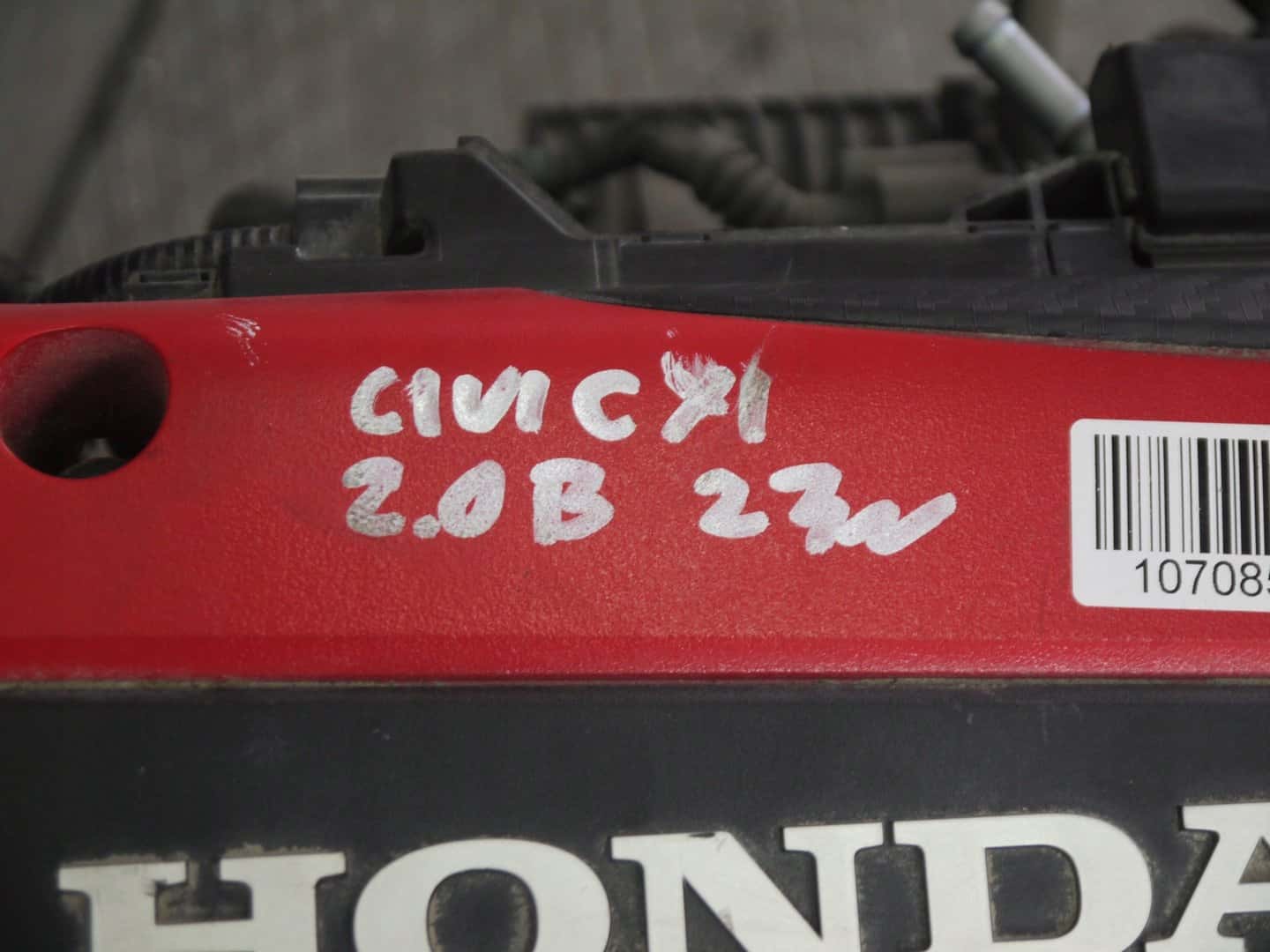 Moteur K20C1 vue 8