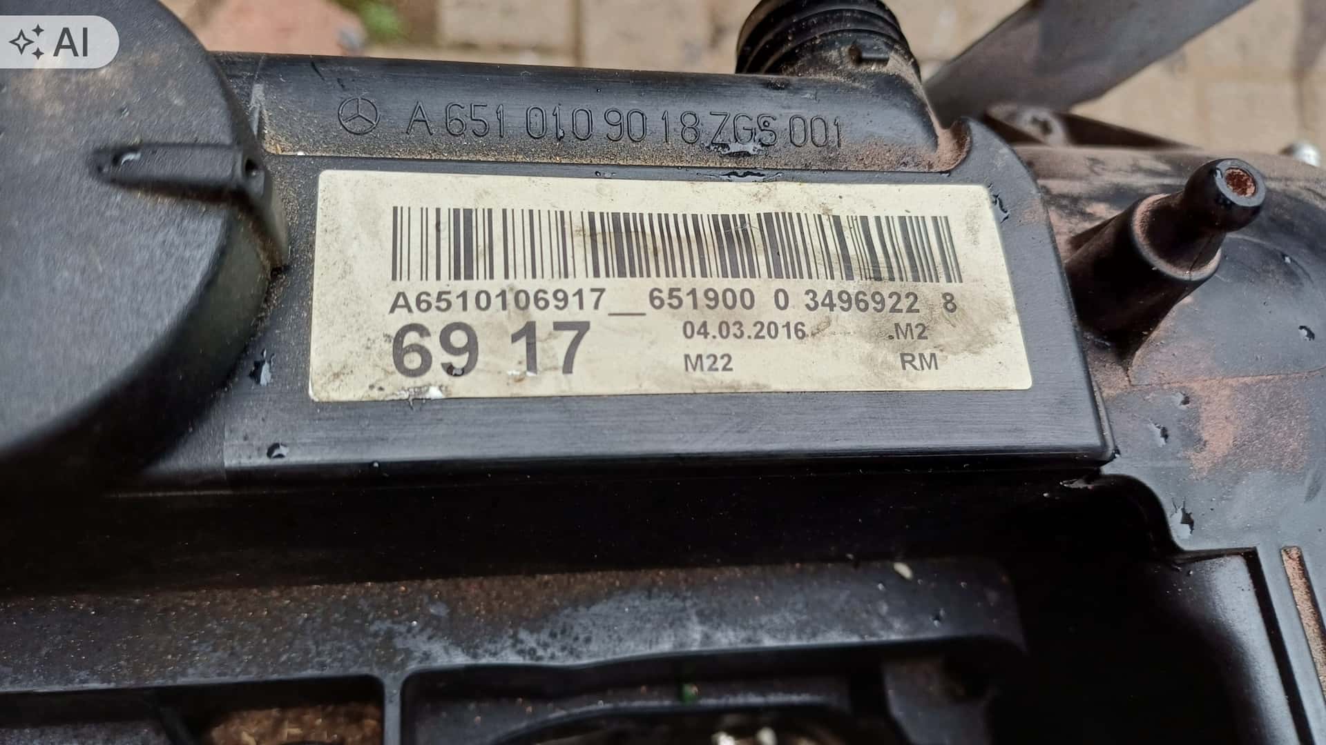 Moteur 651.930 vue 12
