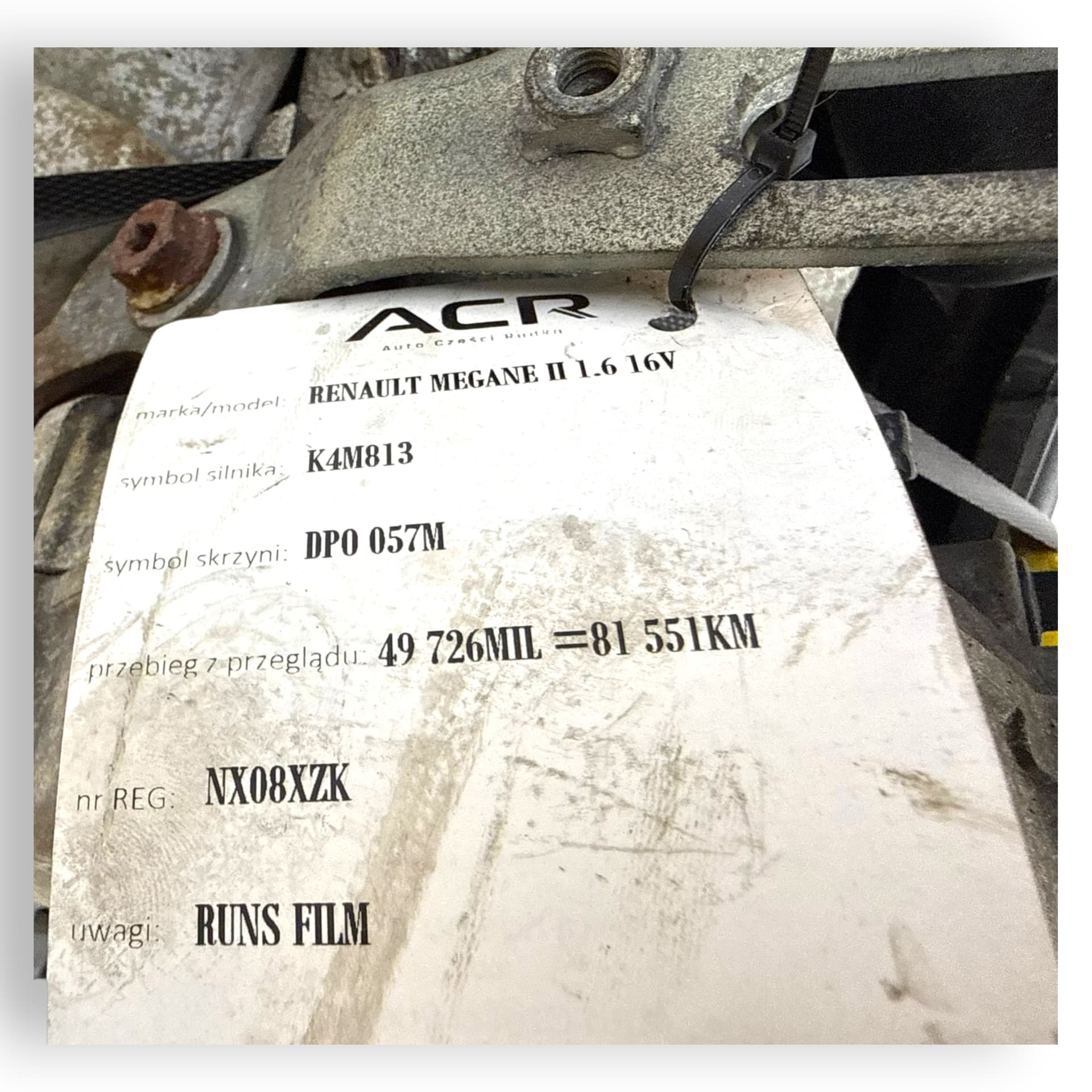 Moteur K4M 813 — vue 11