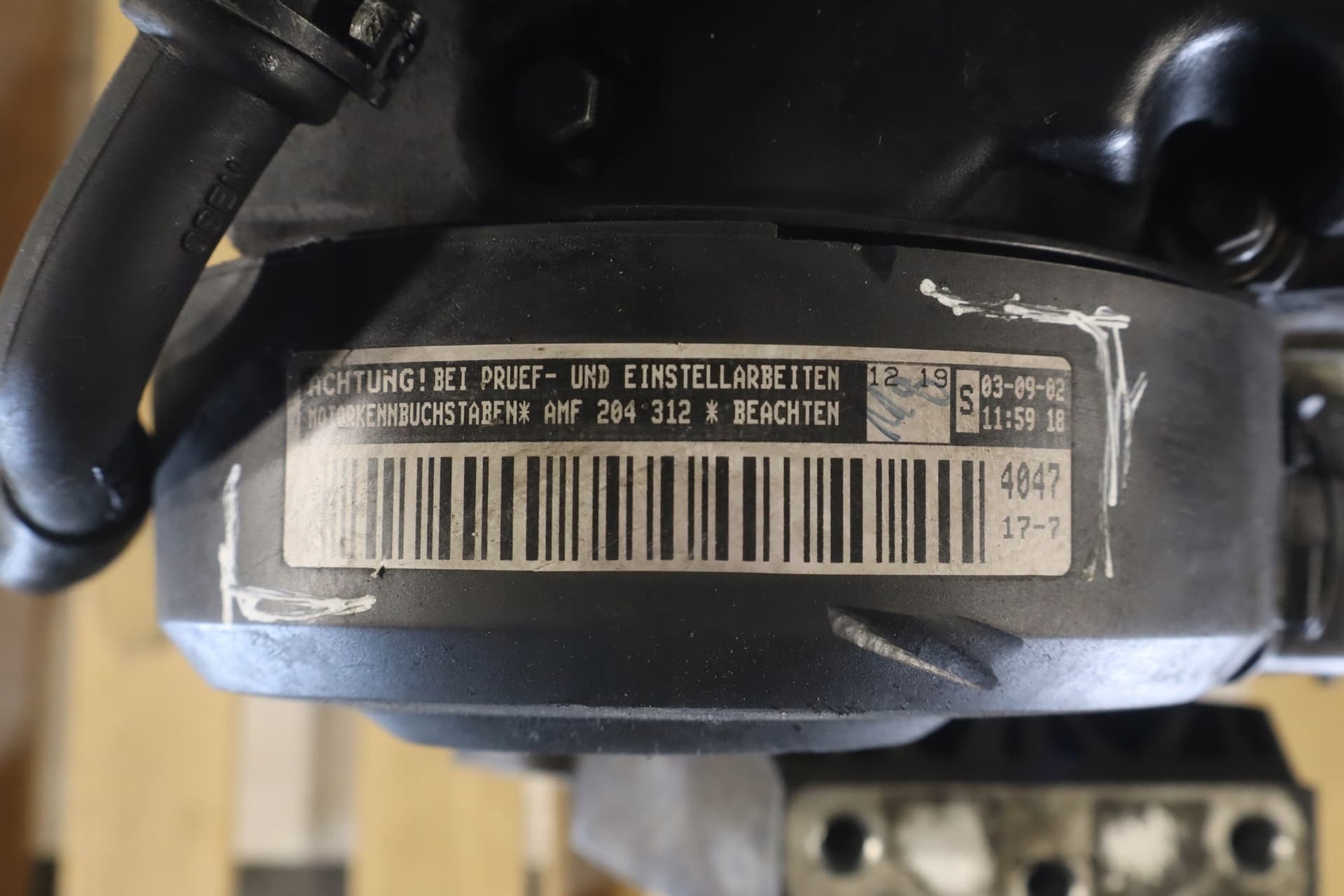 Moteur AMF — vue 4