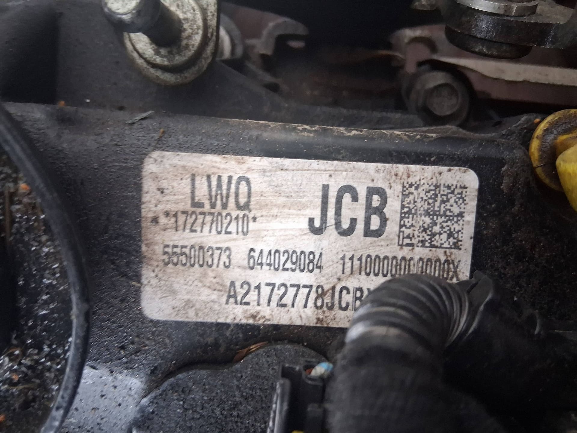 Moteur B 16 DTE — vue 9