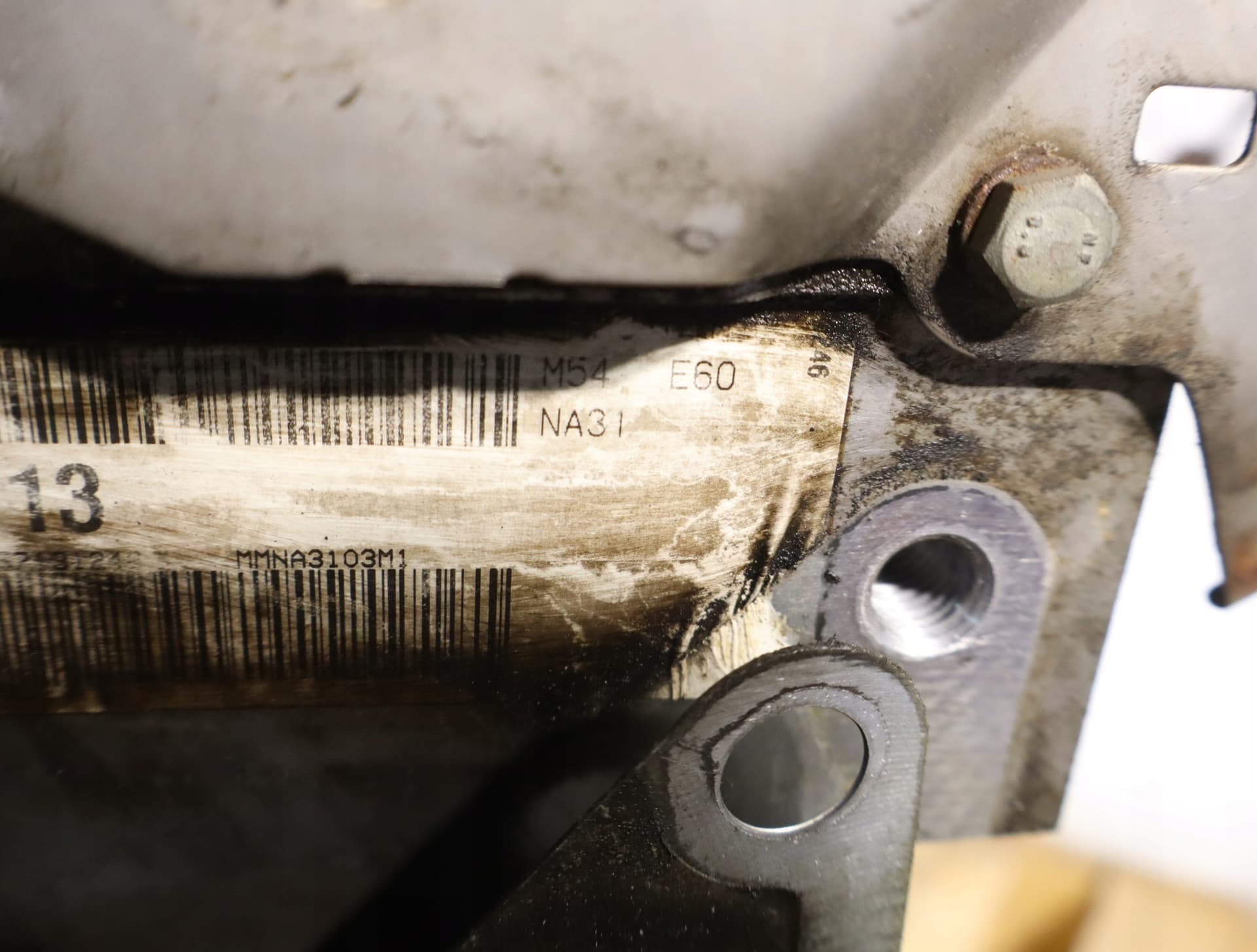 Moteur M54 B22 (226S1) — vue 10