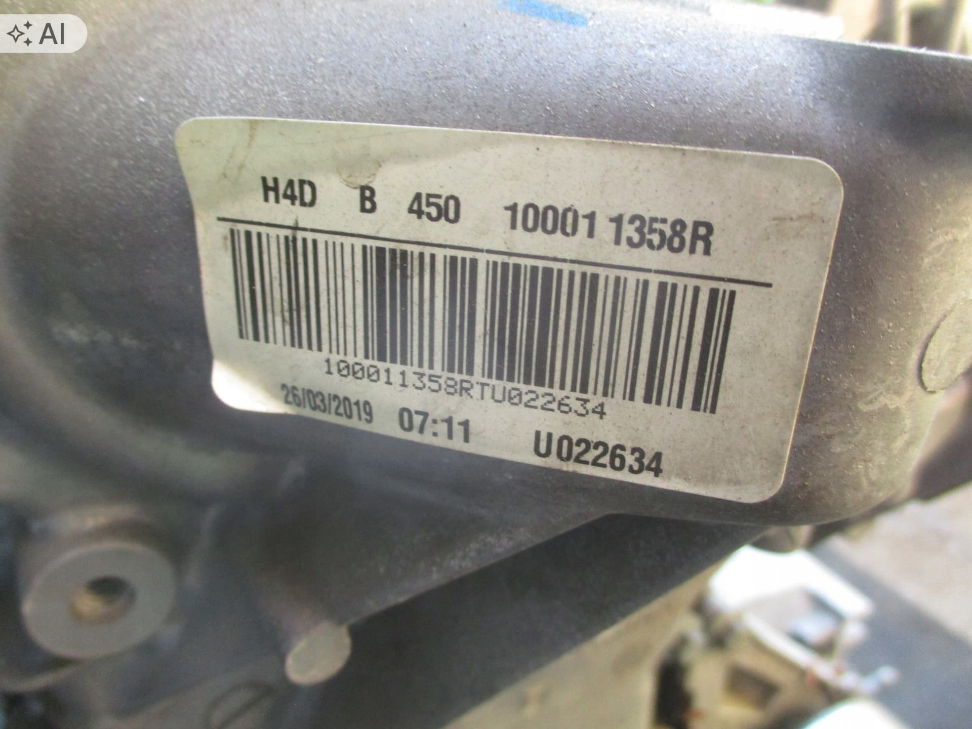 Moteur H4D 460 — vue 7