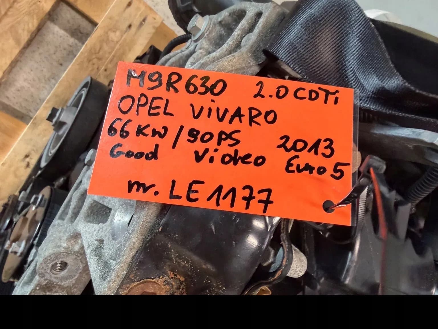 Moteur M9R 630 — vue 4