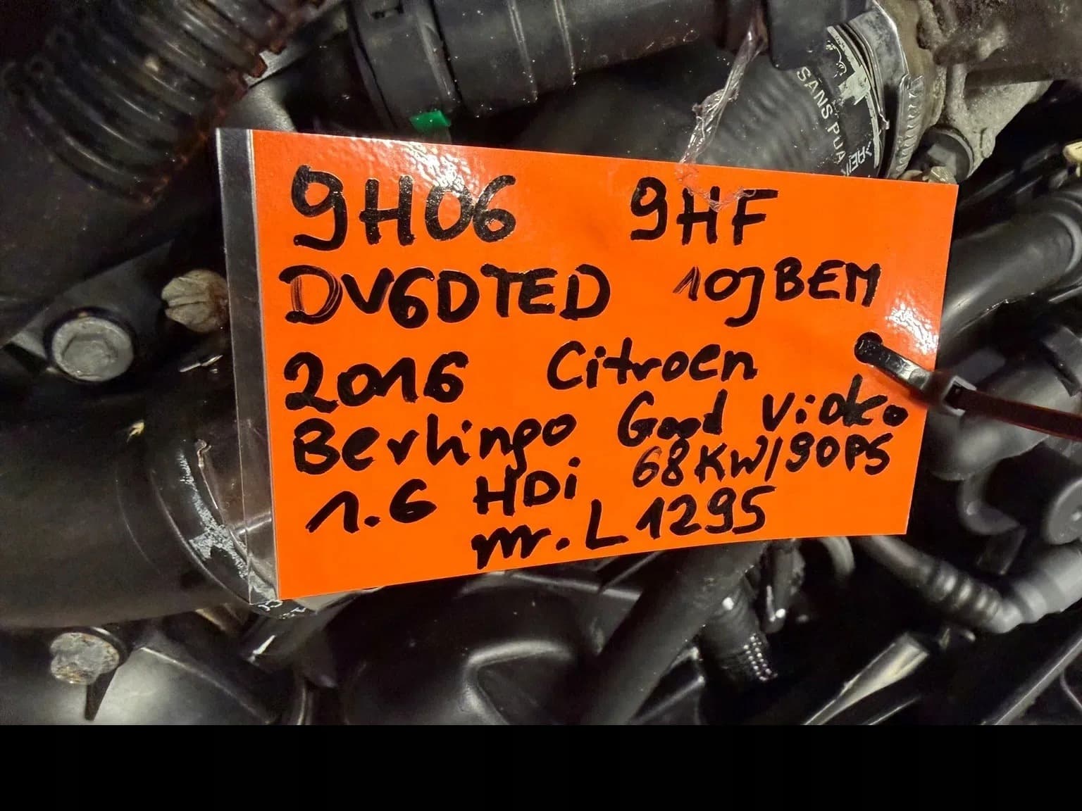 Moteur 9HF (DV6DTED) — vue 4