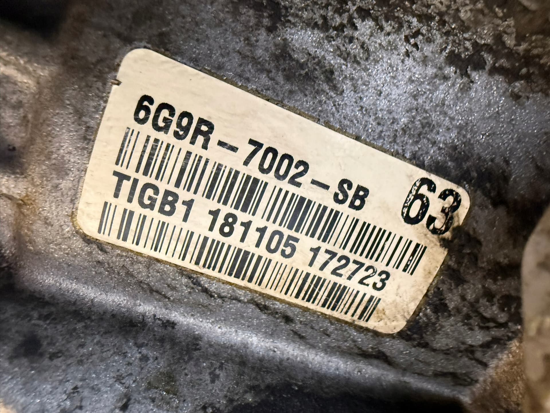 Moteur G6DD — vue 7