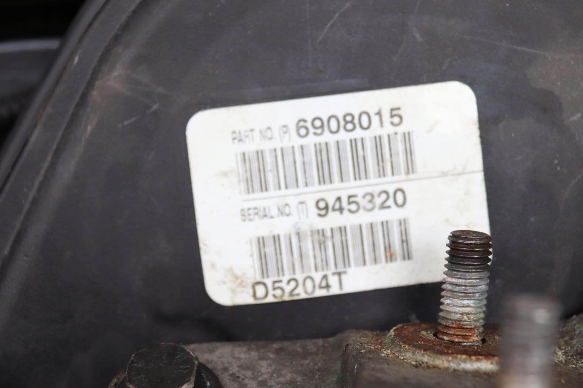Moteur D 5204 T5 — vue 3