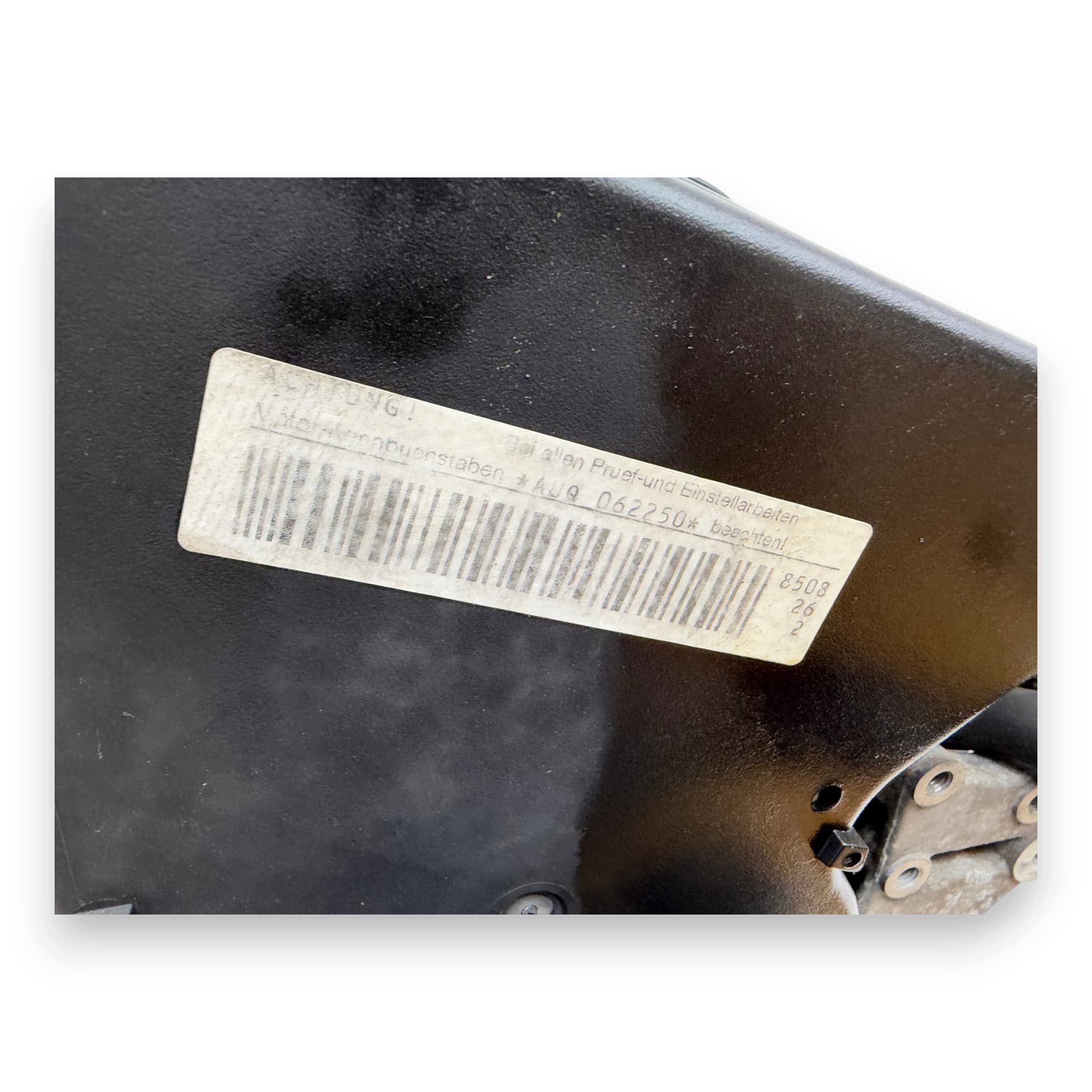 Moteur AUQ — vue 12