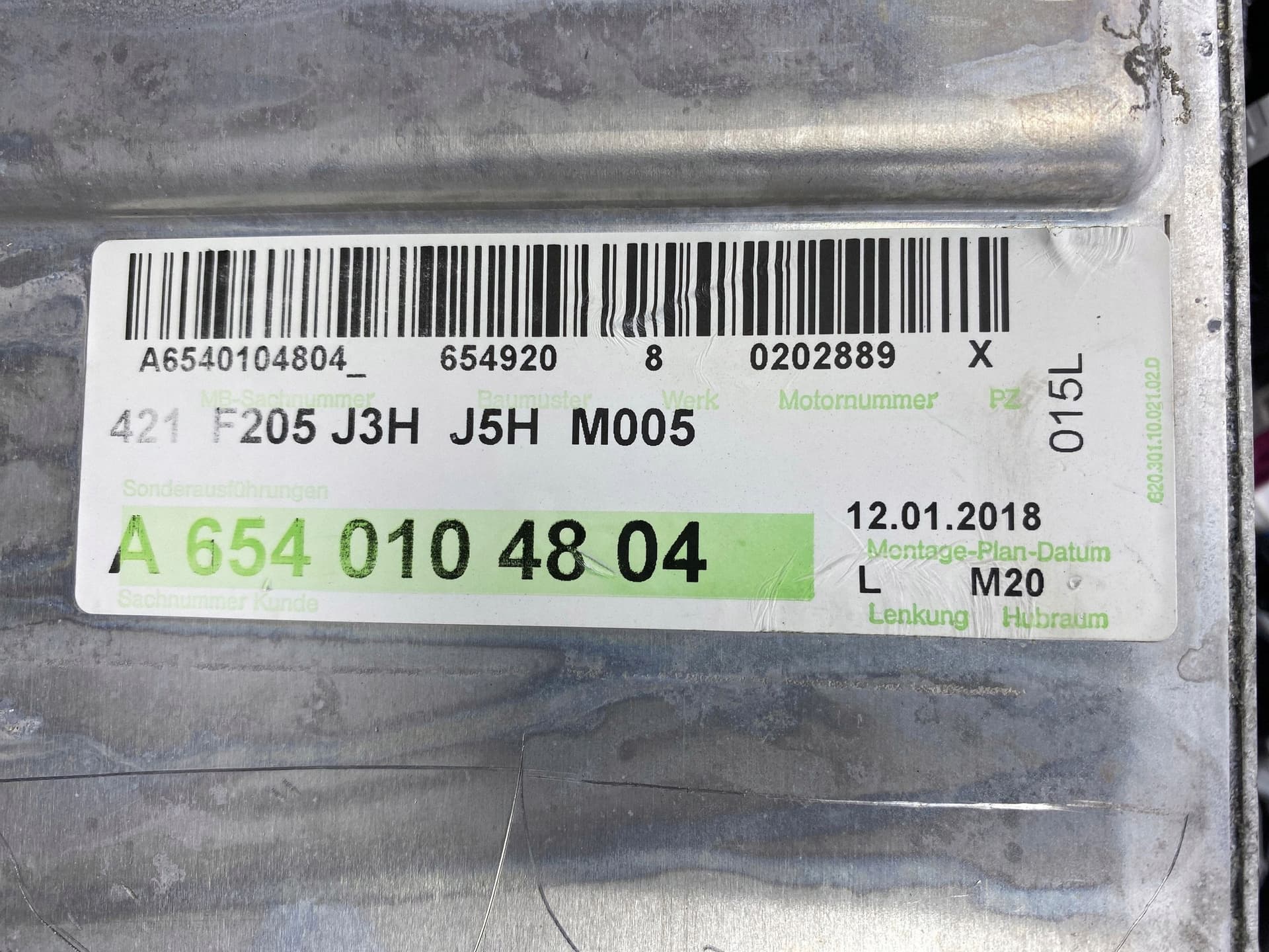 Moteur M 264.920 — vue 6