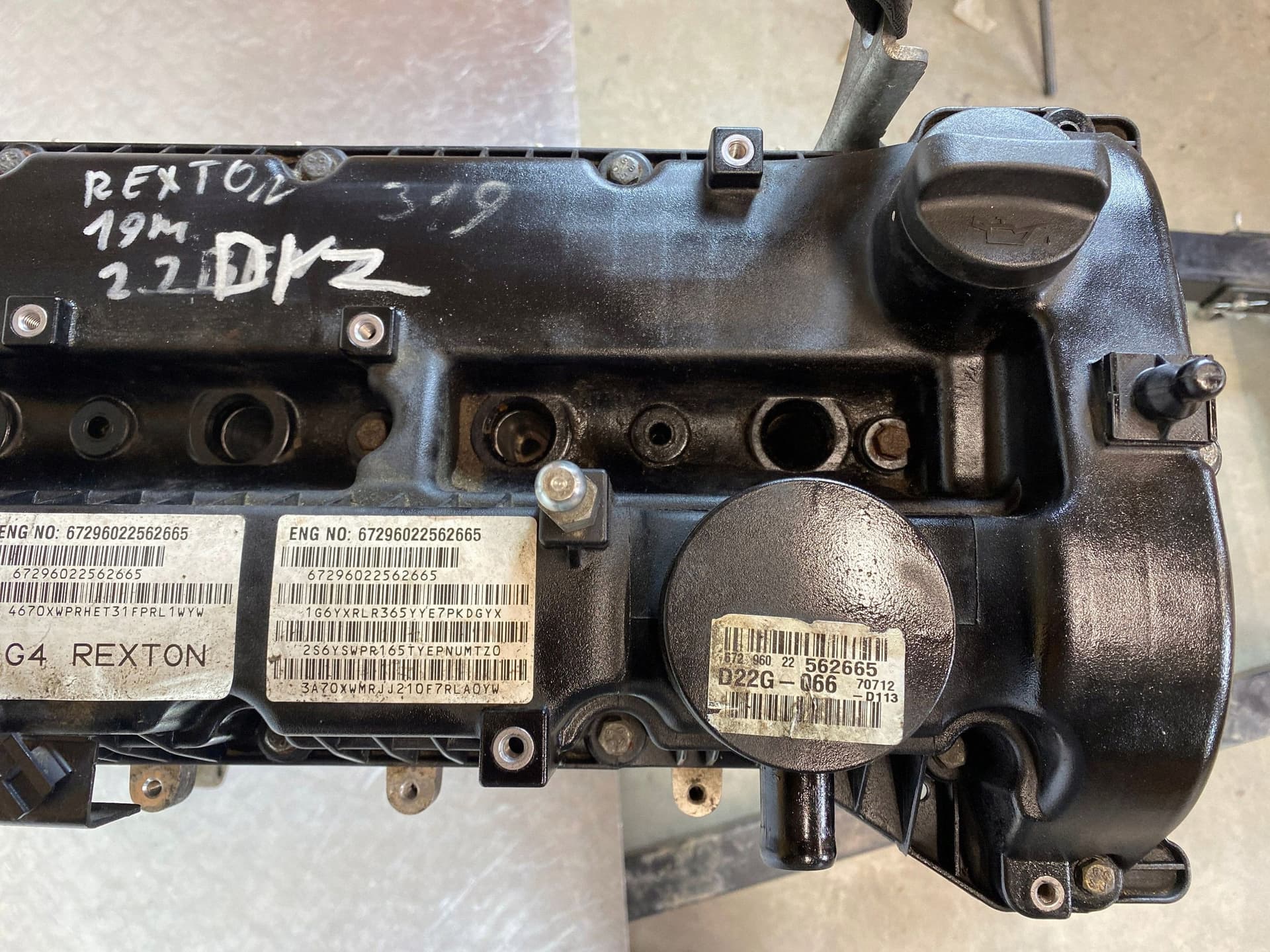 Moteur D22DTR(672.980) — vue 6