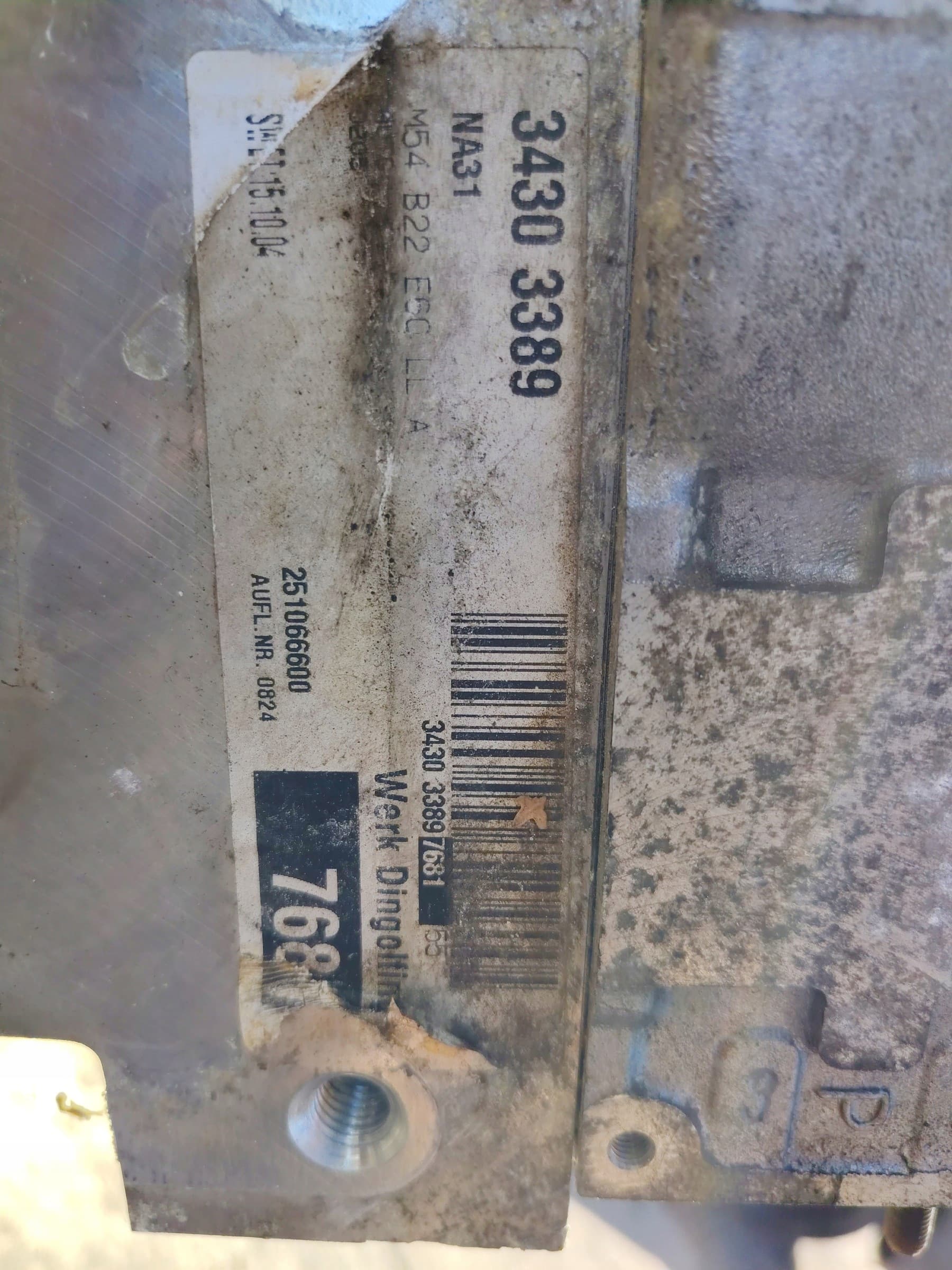Moteur M54 B22 (226S1) — vue 7