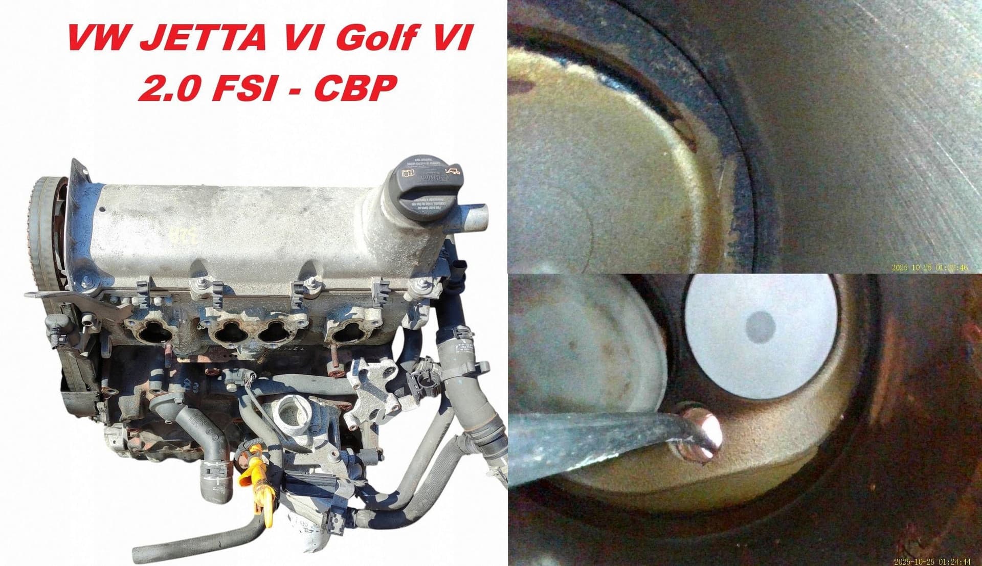 Moteur CBPA pour Volkswagen Jetta