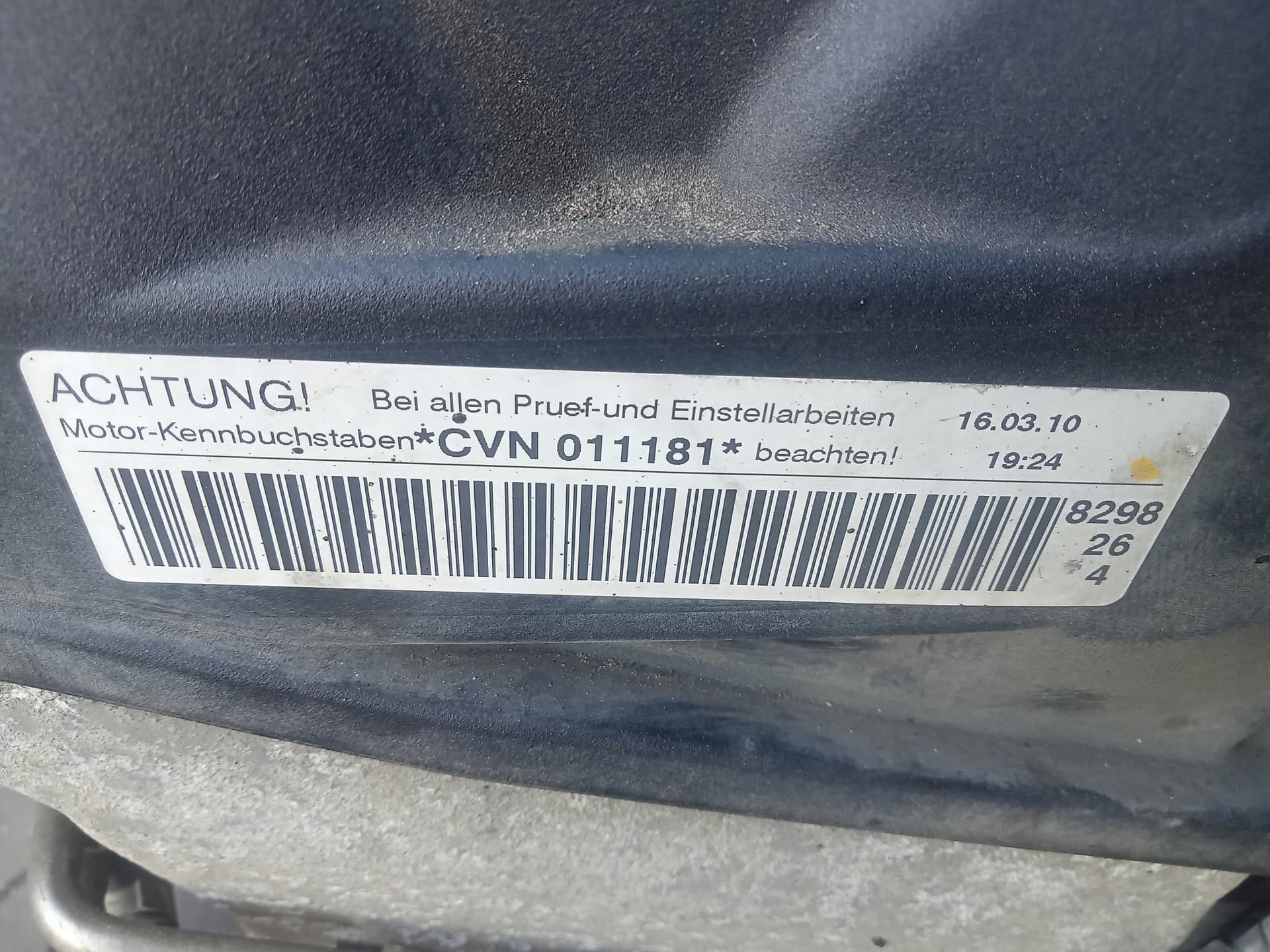 Moteur CVNA — vue 2